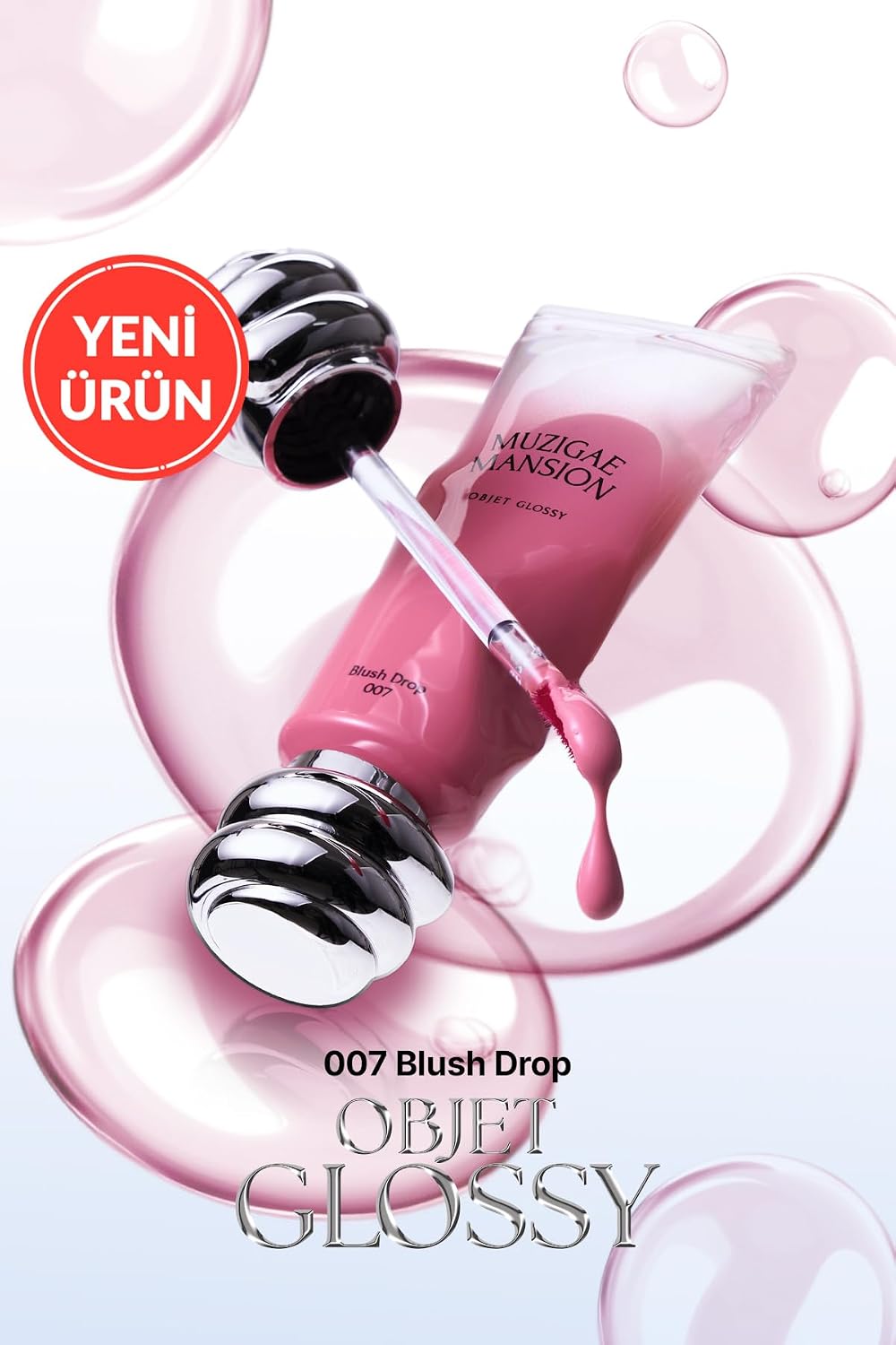 Nemlendirici, Parlak Bitişli Tint Objet Glossy (007 Blush Drop)