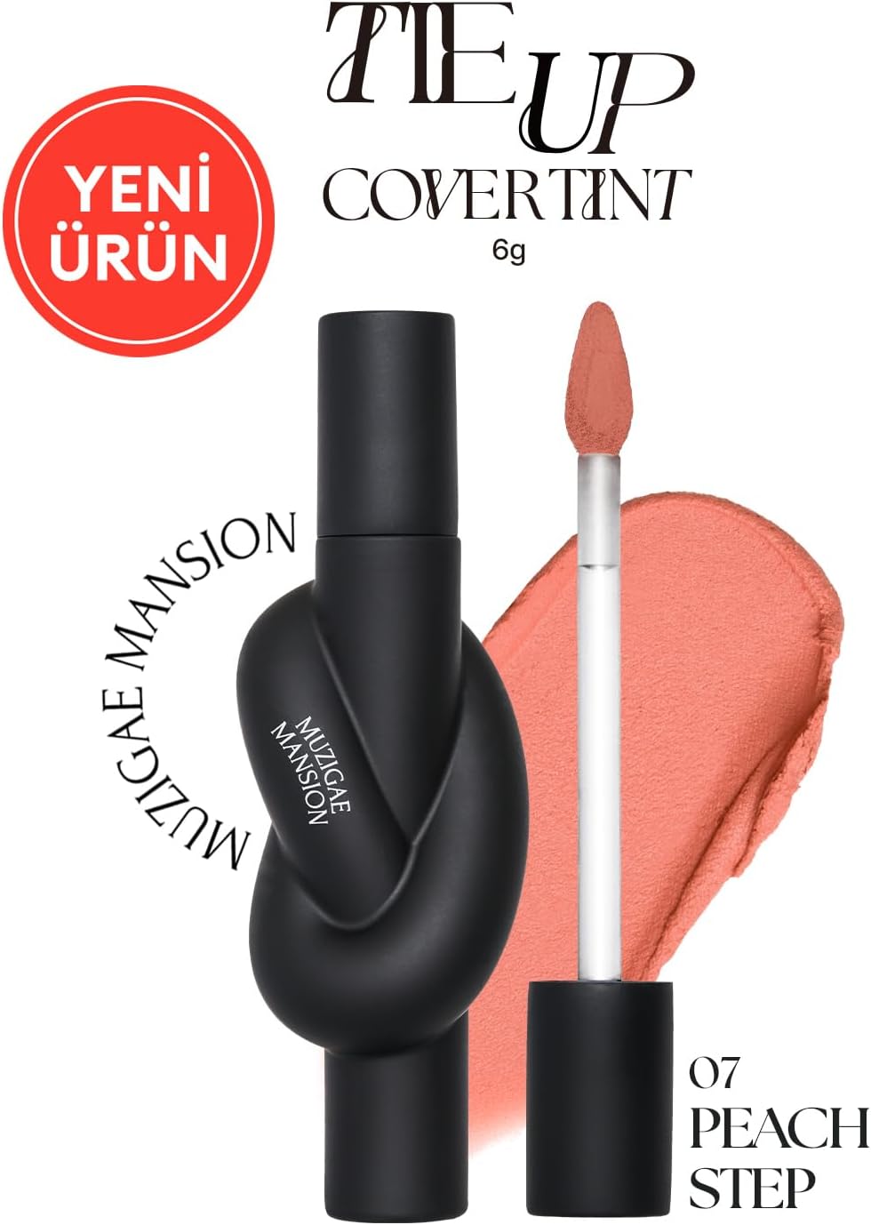 Renkli Dudak Bazı&Tint Tie Up Cover Tint (07 Peach Step)