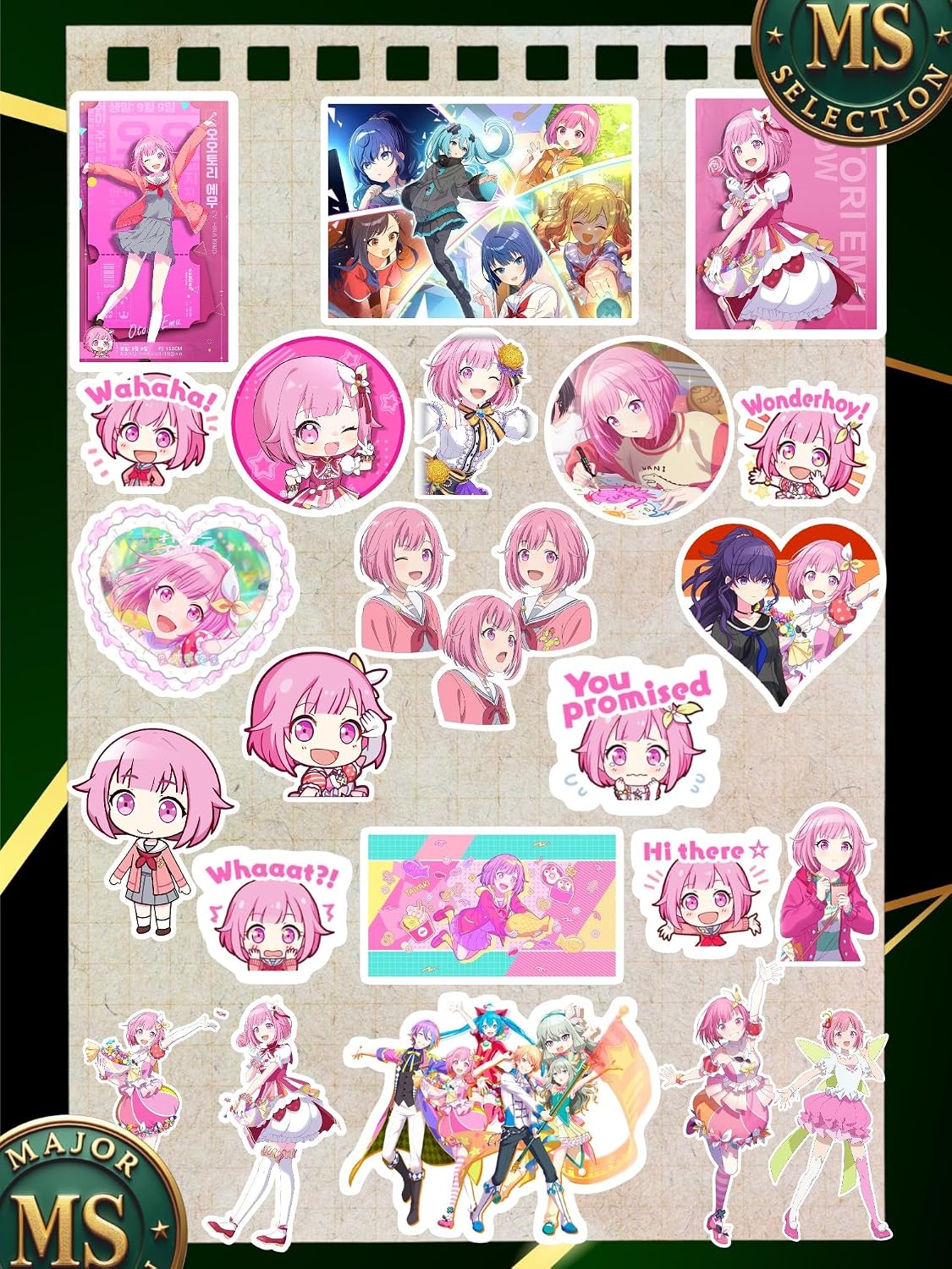 Project Sekai Emu Otori Anime Sticker Seti 23 Adet