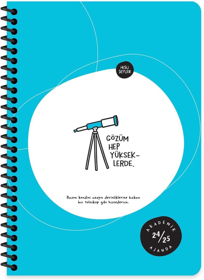 A5 Spiralli Akademik Ajanda - Gözüm Yükseklerde