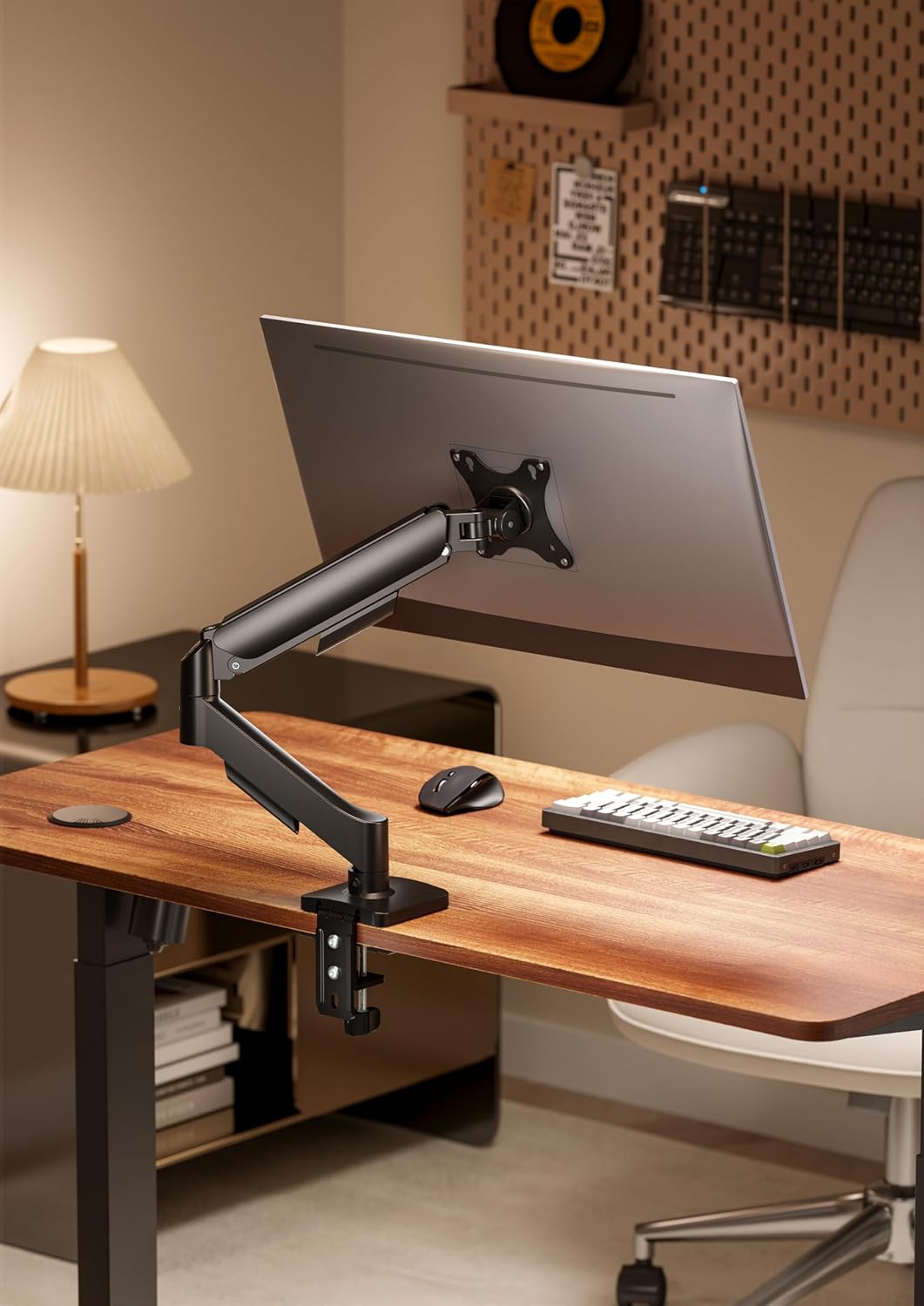 Monitör Tutucu 17" - 32" Ekranlar için 9kg Taşıyabilir, LCD LED Amortisörlü VESA Monitör Tutucu
