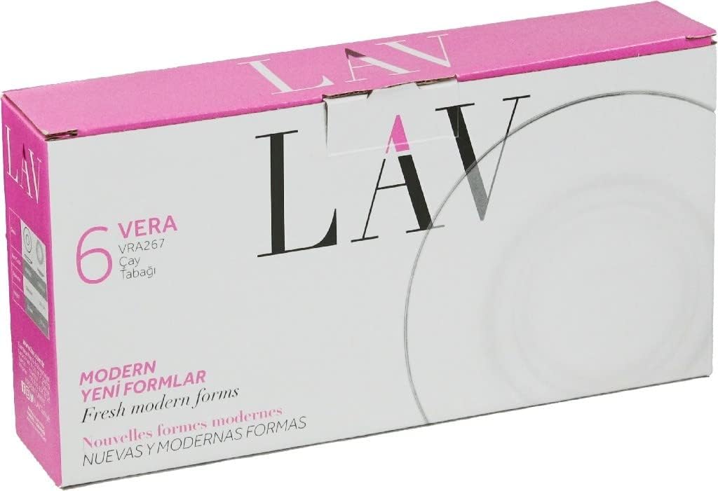 Vera 6'lı Çay Tabağı