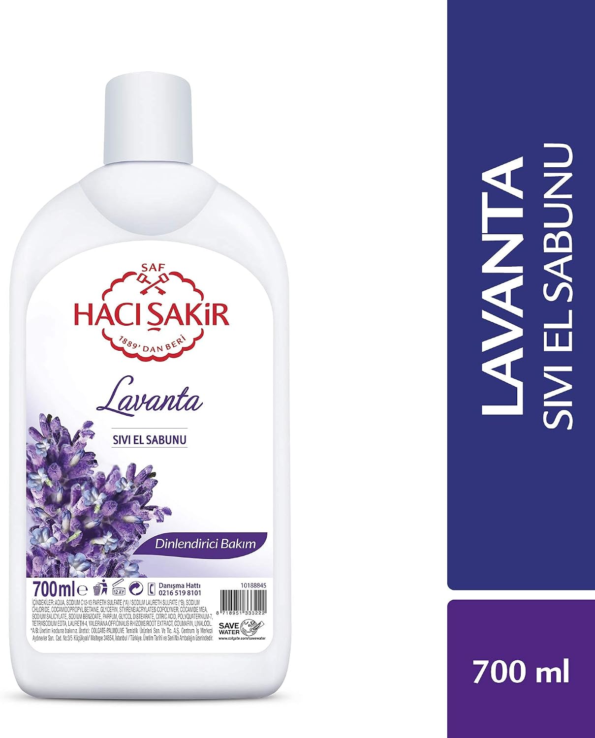 Lavanta Dinlendirici Bakım Sıvı El Sabunu (700 ml)