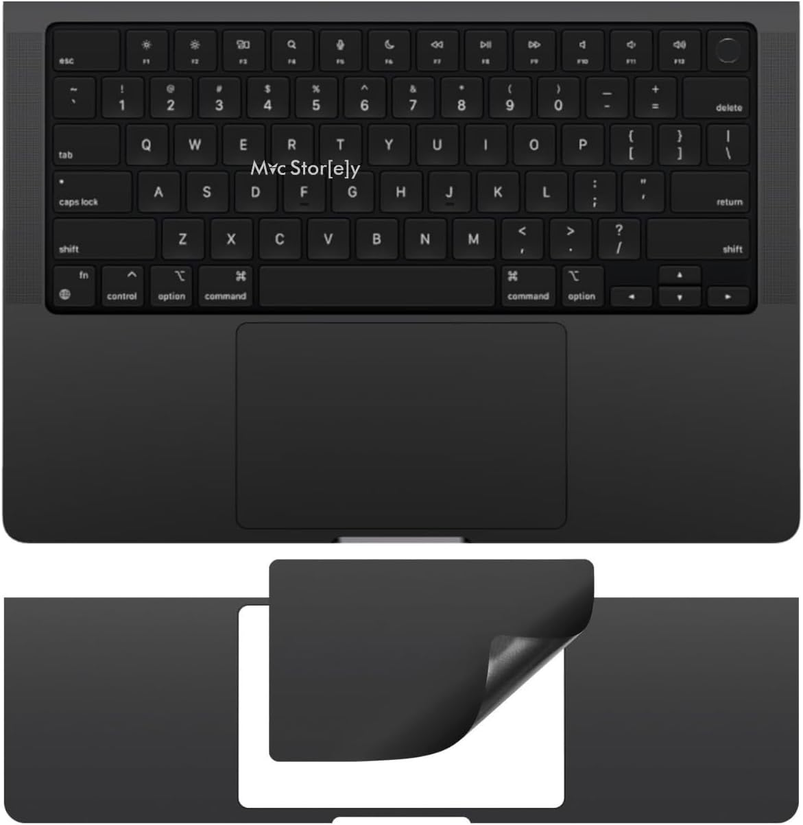 MacBook Pro 14.2 İnç Trackpad Koruyucu ve Palm Koruyucu M1 M2 M3 M4 M5 Pro Max Uyumlu A2442 A2779 A2918 A2992 A3112 A3185 A3401 A3426 A3427 A3434 Siyah