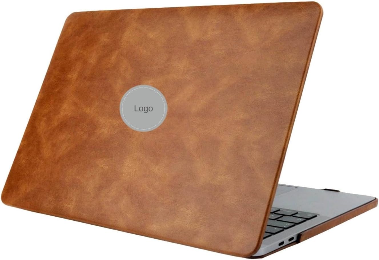 Macbook Air Kılıf 13 inç Deri Leat01 Eski USB Girişli Model 2010-2017 A1369 A1466 ile Uyumlu Kahverengi