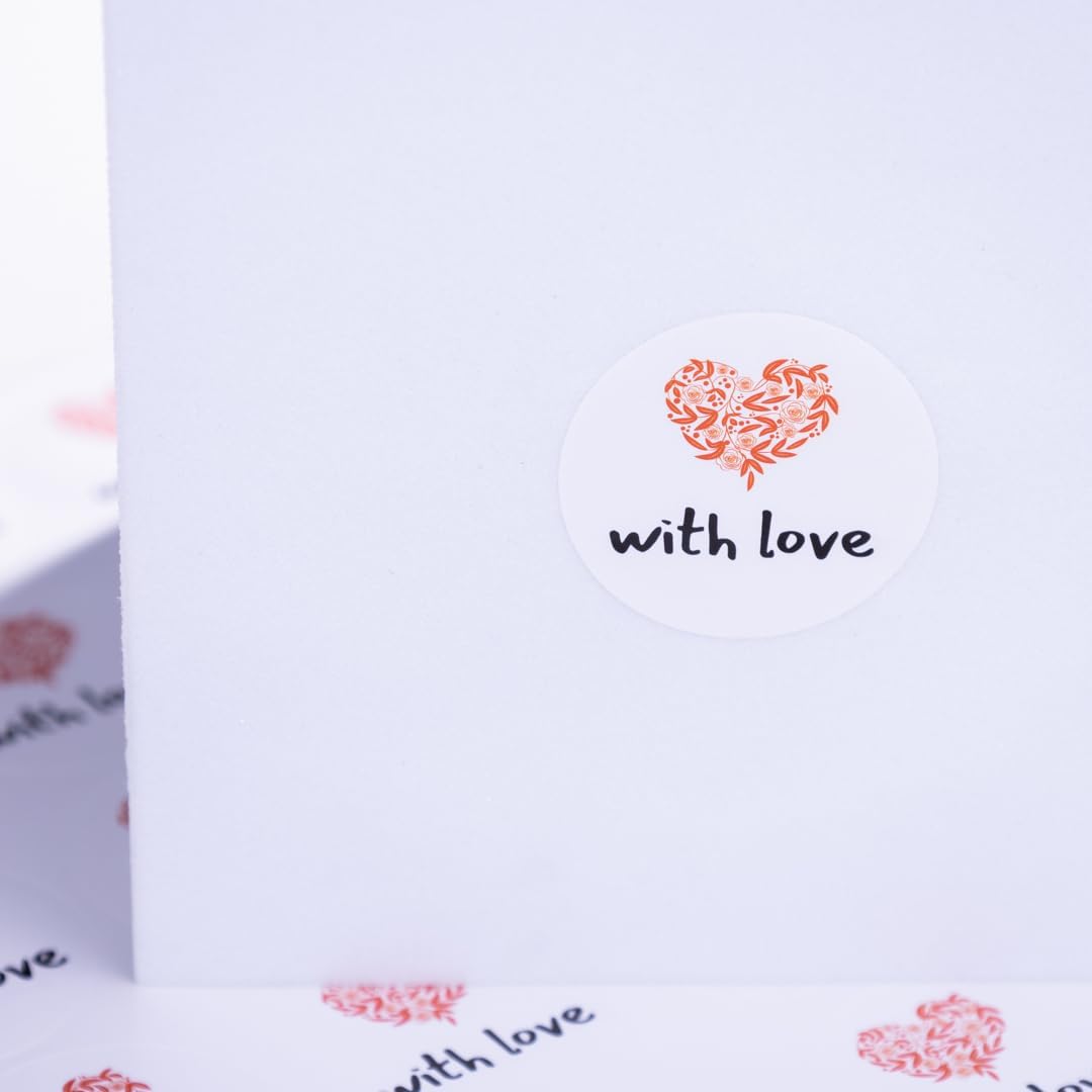 With love, yazılı sticker seti, 700 adet