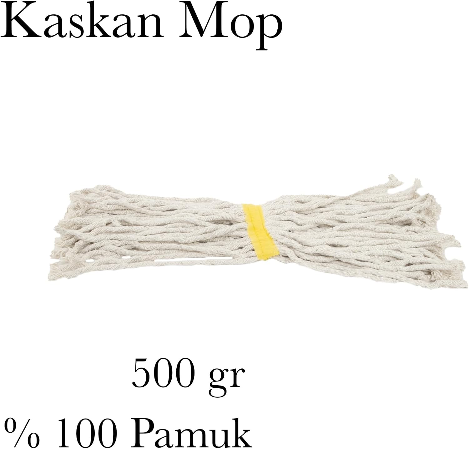 Yer Paspası Kaskam Mop 500 gr İpli Paspas Ev Ofis Apartman Depo Paspas % 100 Pamuk