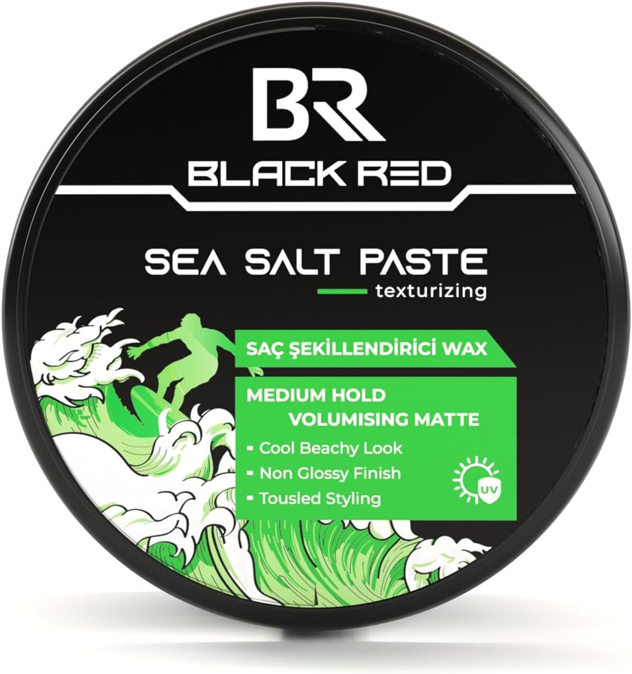 Wax Saç Şekillendirici Wax Sea Salt Paste Deniz Tuzlu Mat Doğal Görünüm Orta Sertlik - 120 ml