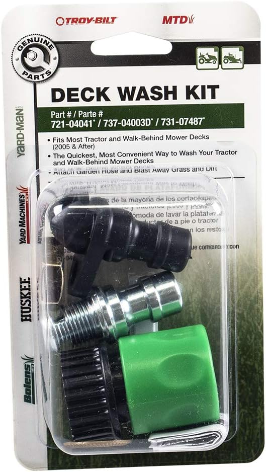 Genuine Parts Çim Biçme Makineleri ve Traktörler için Döşeme Yıkama Seti