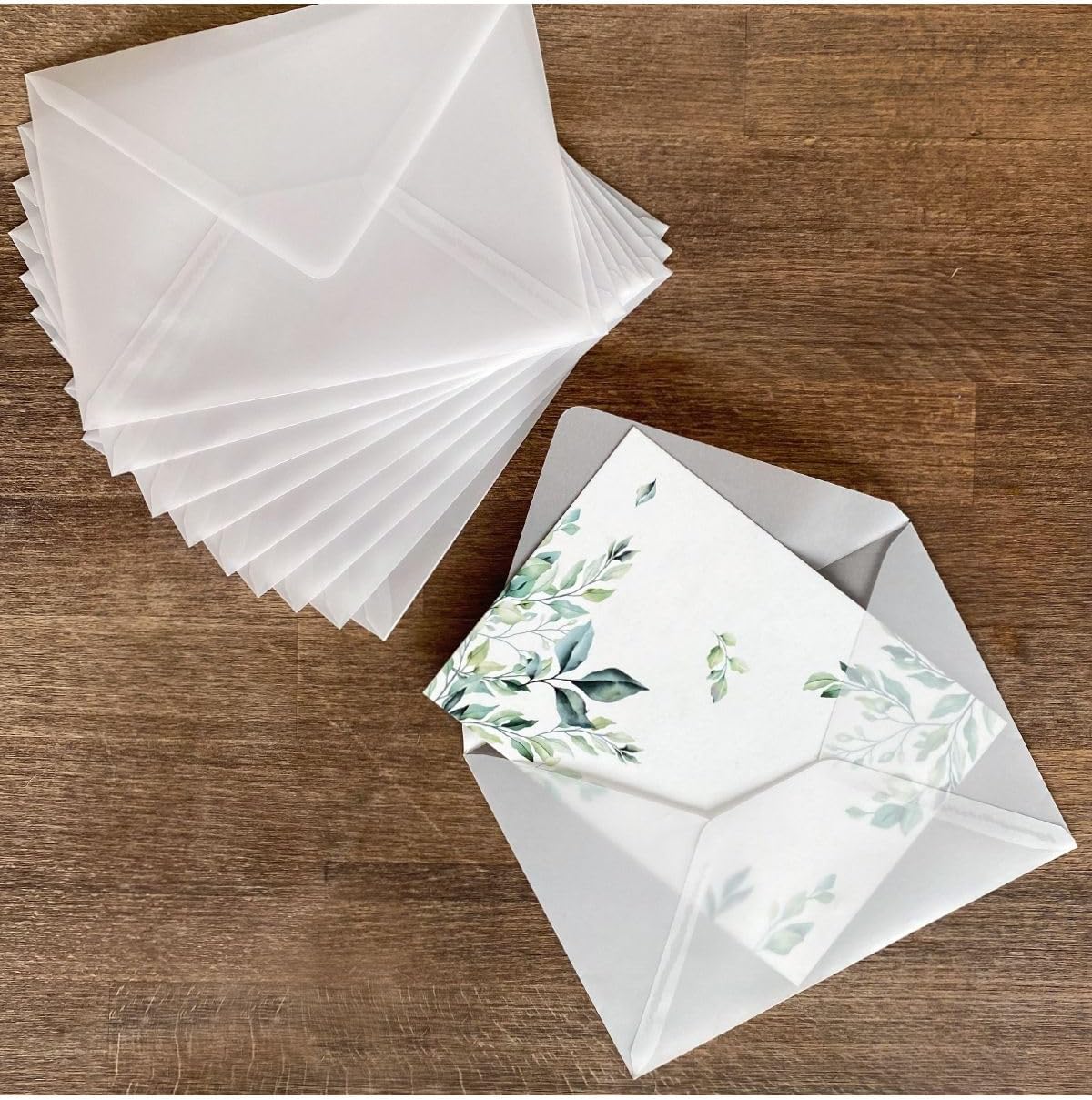 Beyaz Transparan Zarf, 13x18 Cm 50 Adet