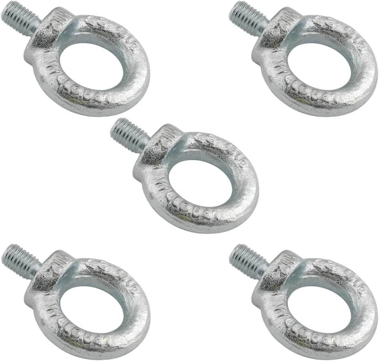 Aybolt Eye Bolt 5 Adet 6 mm Metal Halka Civata Askı Civatası Paslanmaz Çelik Montaj Bağlantı Elemanı