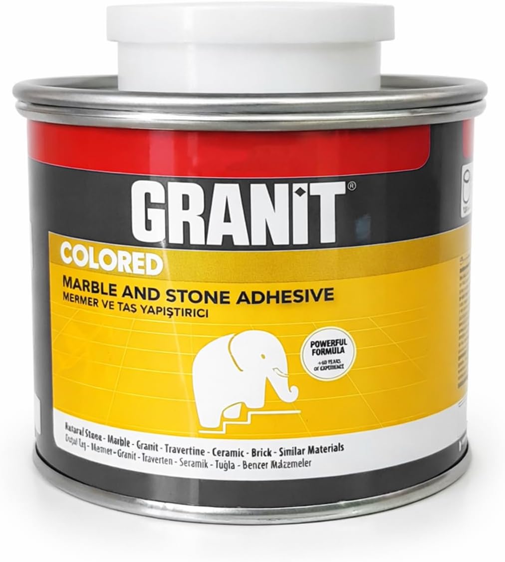 Granit Mermer Taş Fayans Çini Mozaik Beton Ahşap Yapıştırıcısı 250 gram Polyester Sentetik Reçine