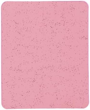Kum Desen Tip Kaymaz Taban Optik Bilgisayar Notebook Mouse Pad Maus Pad 17,5x21,5cm (Pembe)