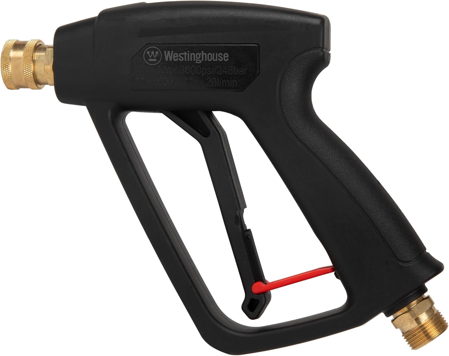 Outdoor Power Equipment PWSG Kısa Basınçlı Yıkama Tabancası 3600 PSI, M22 Konektör, Siyah