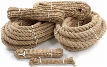 Jüt Halat, Doğal İp Halat, 6 Milimetre Kalınlık, 5 Kilogram