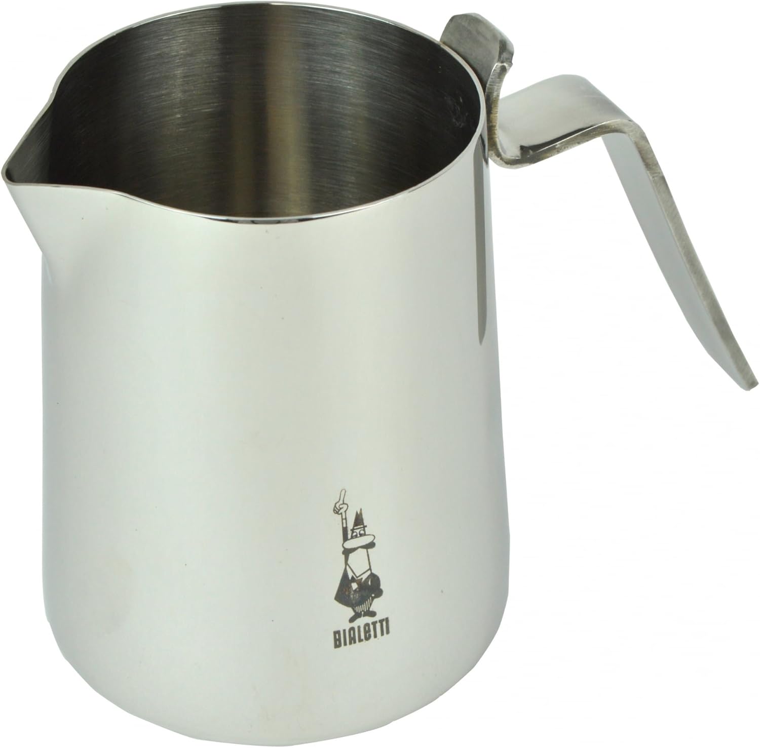 Sütlük - 300mL - Paslanmaz Çelik Gövde - Sürahi Ağzı Damlatmaz Özelliği - Sütün Isıtılması veya Köpürtülmesi İçin Uygun - Bulaşık Makinesinde Yıkanabilir