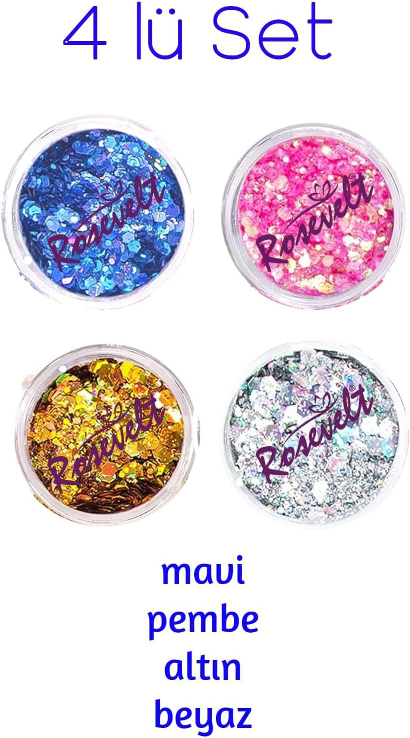 Gümüş Kendinden Yapışan Mayaj Simi Glitter PRA-7039372-9761