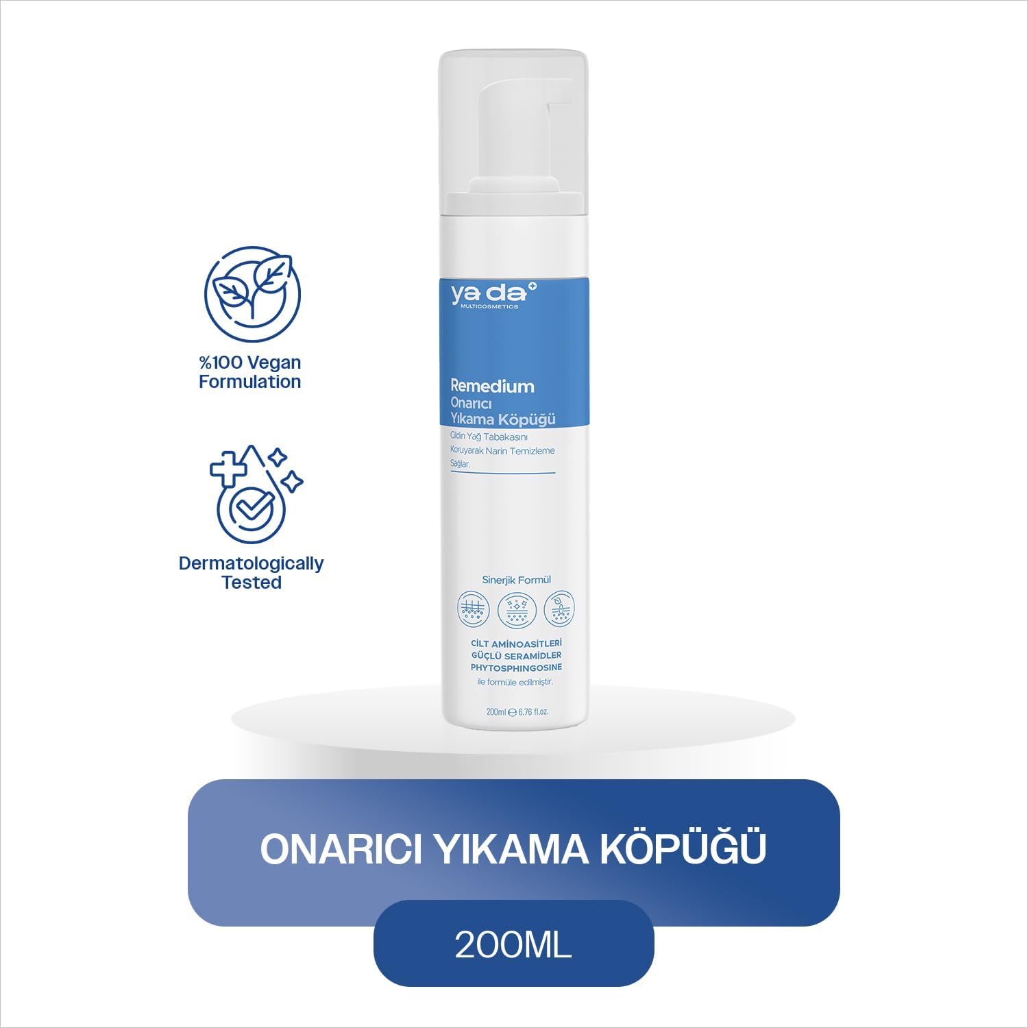 Remedium Onarıcı ve Arındırıcı Yüz Yıkama Köpüğü, 200 ml