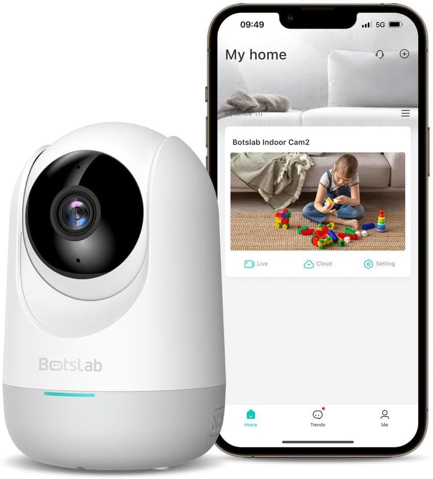 C211 2K Pro WiFi 360° Akıllı Güvenlik Kamerası İç Mekan IP Kamera Bebek Monitörü Evcil Hayvan Kamerası Hareket Algılama İnsan Takibi İki Yönlü Ses Gece Görüşü