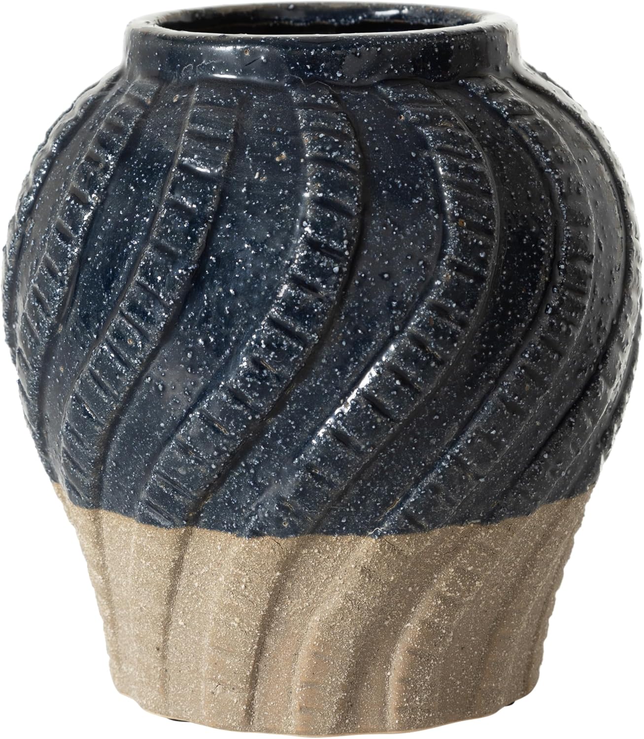 Wavy Seramik Vazo 18 x 19 cm