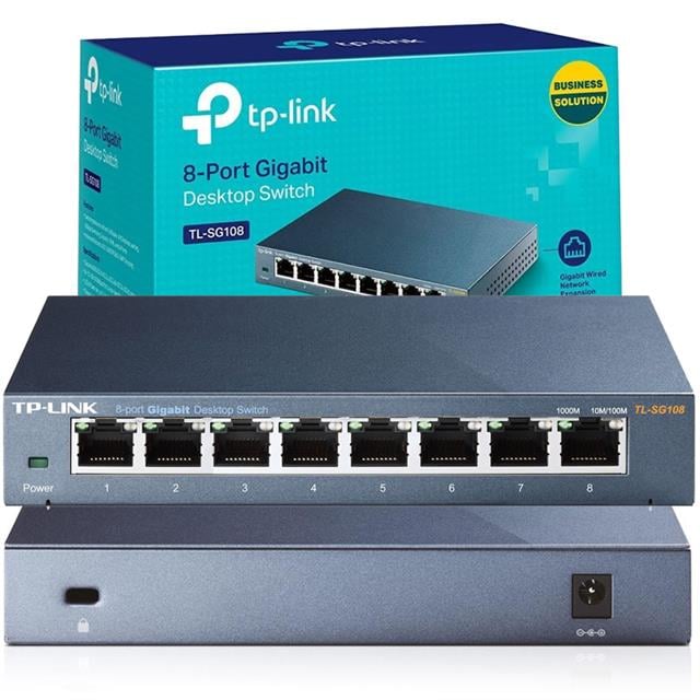 Tp-Lınk Tl-Sg108 8 Port Gıgabıt Metal Swıtch