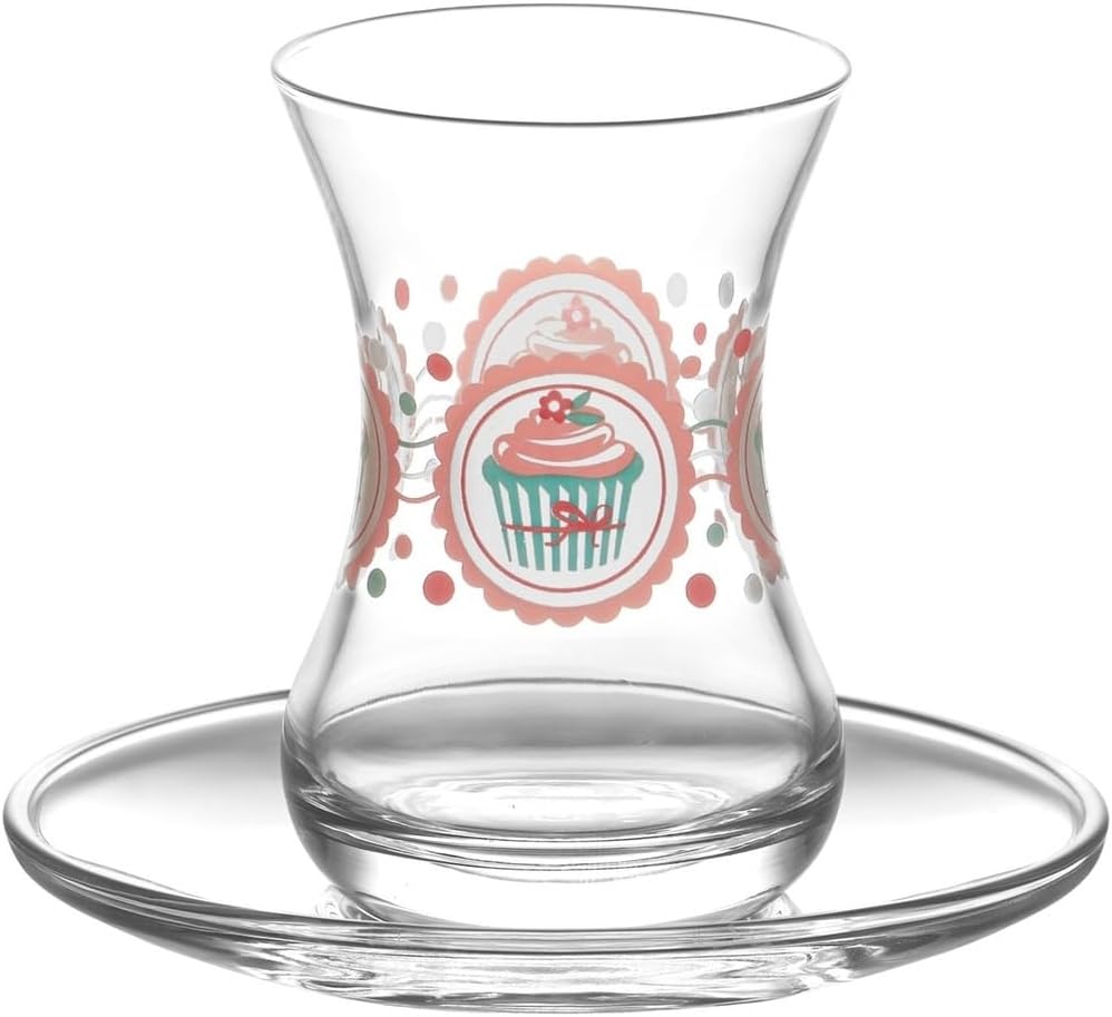 Cupcake Mini 12'li Çay Seti