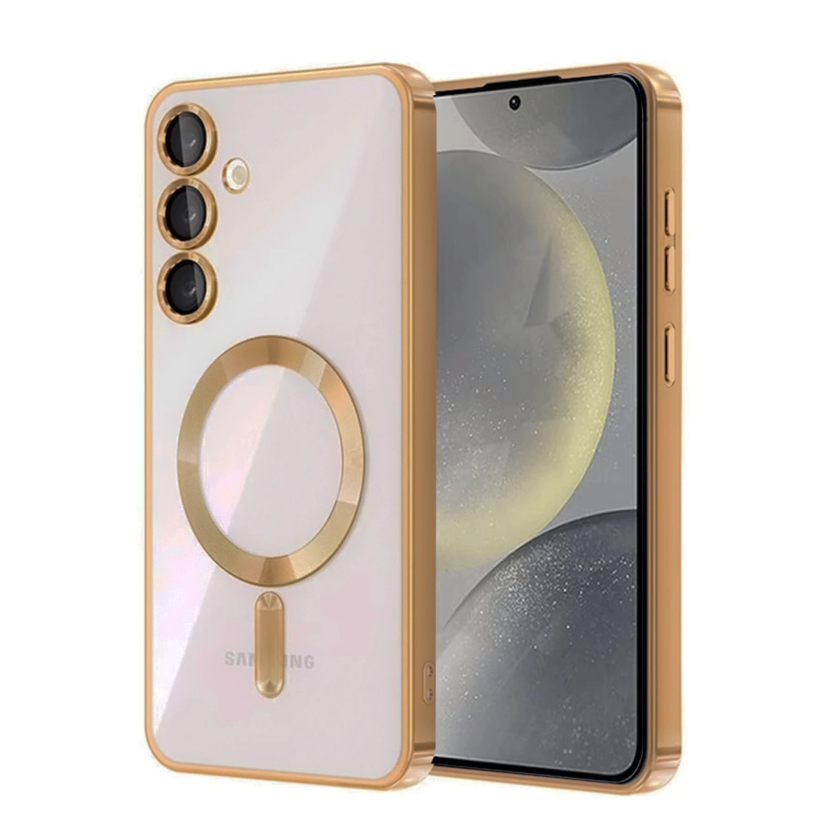 Samsung Galaxy S25 FE Kross Magneticsafe Kapak - Çöl Titanyum