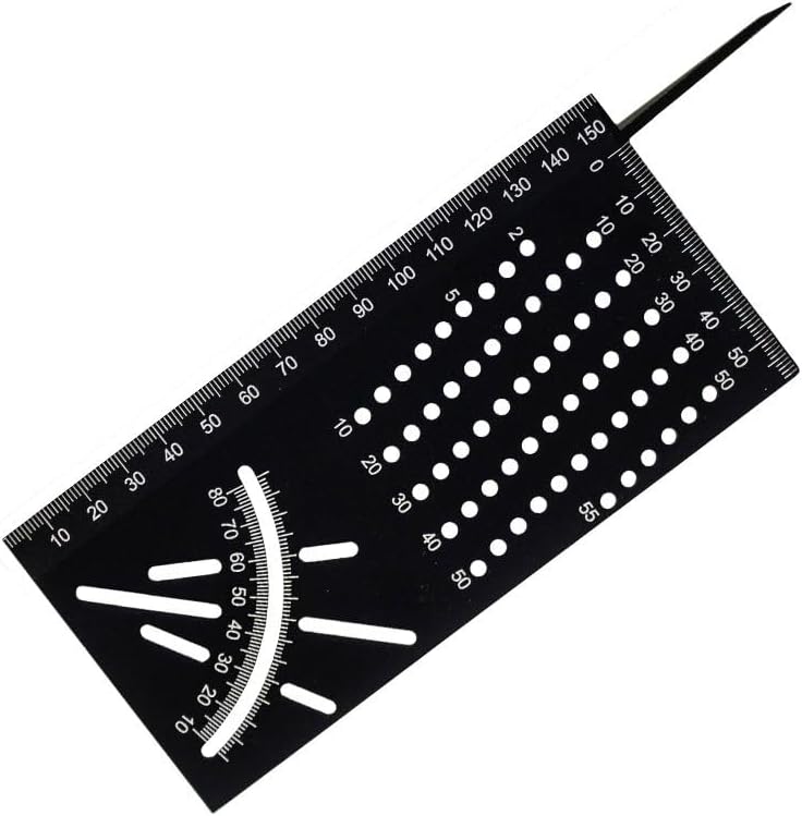 25901 Alüminyum Kırlangıç Geçme İşaretleme Gönyesi, 215mm