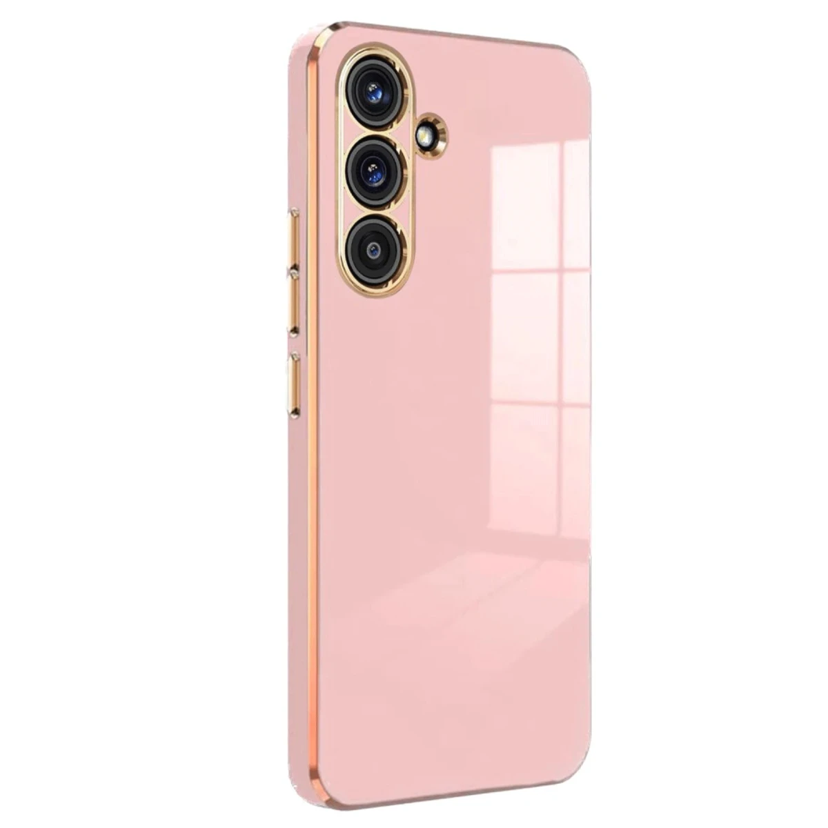 Samsung Galaxy S25 Kılıf Volet Silikon - Pembe