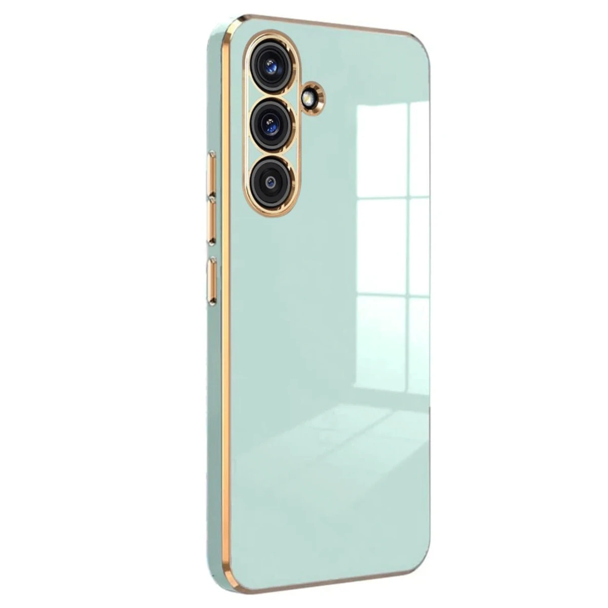 Samsung Galaxy S25 Plus Kılıf Volet Silikon - Açık Yeşil