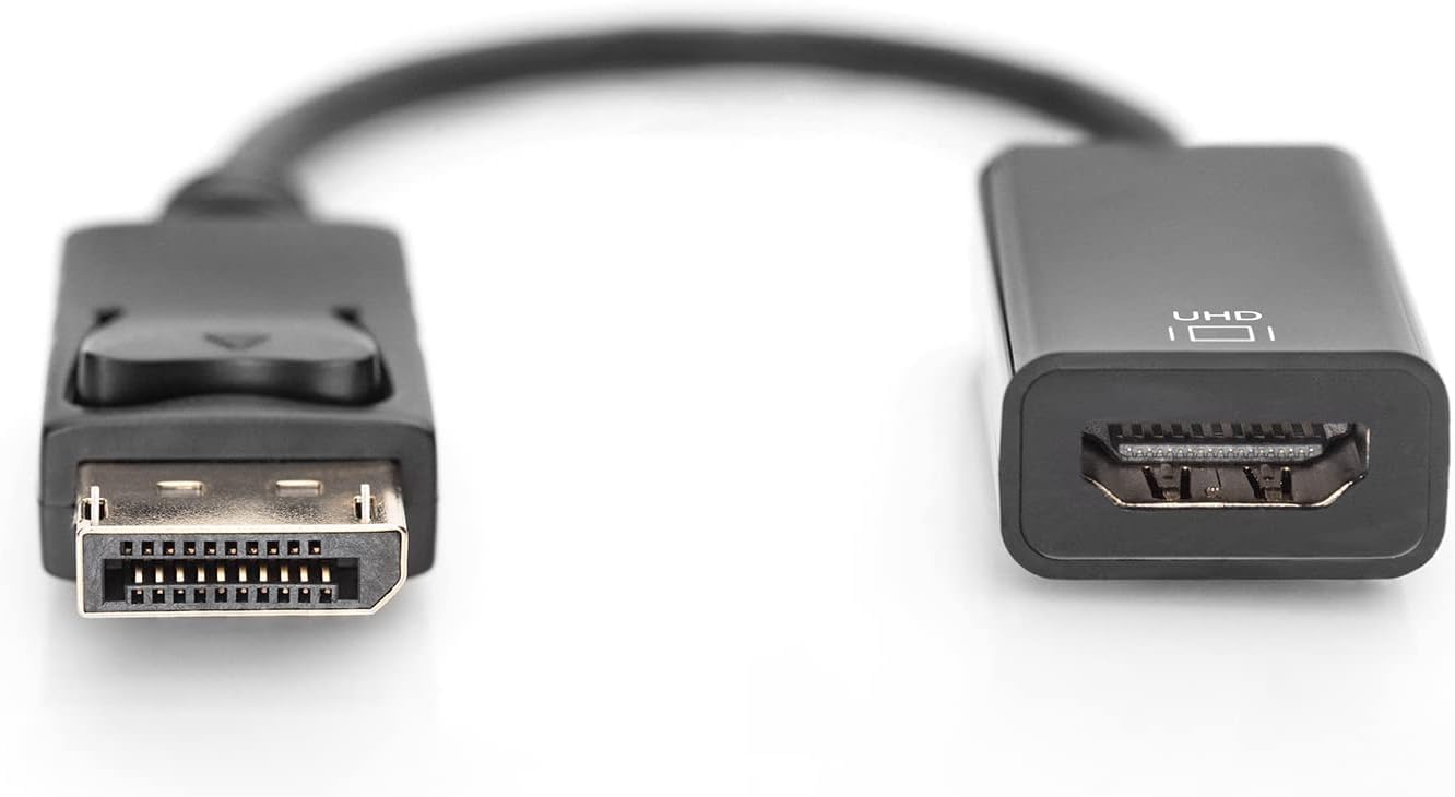 Kuzey's Store DisplayPort HDMI Adaptörü 4K/2K Tek Yönlü DP'den HDMI Monitöre, Kablo Ekran Portu (Erkek Dişiye) dp'ye Dizüstü Bilgisayar Bilgisayar Monitörü TV