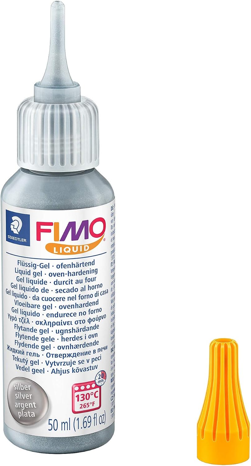 Fimo Liquid Gel Sıvı Jel 50ml N:8050-81 Silver