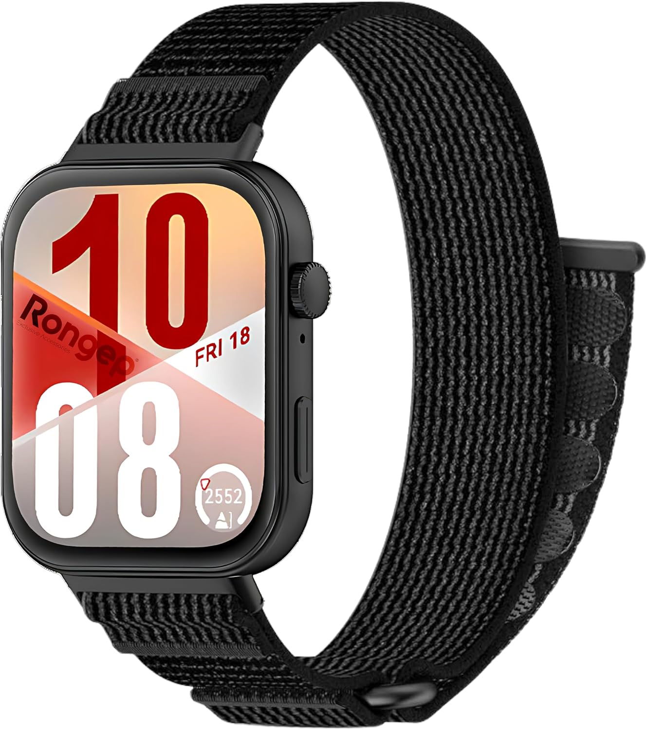 [Hook Loop] Huawei Watch Fit 5/Fit 5 Pro/Fit 4/Fit 4 Pro/Fit 3 ile Uyumlu Kordon Cırt Cırt Tasarım Fit 5 Kordon Nefes Alabilen Terletmeyen Kumaşlı Huawei Fit 5 Pro Kordonu
