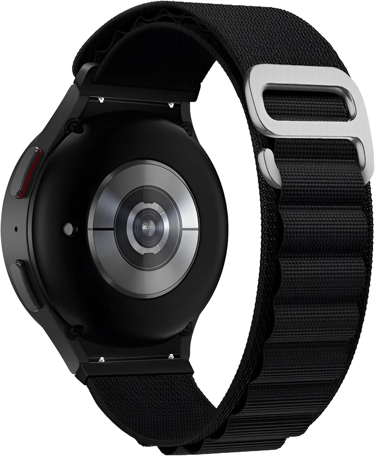 Samsung Galaxy Watch 7/6/5/4/FE Serisi (40mm/44mm) Watch 6/4 Classic (47mm/43mm/42mm) Samsung Watch 5 Pro 45mm İçin Hafif ve Yumuşak 20mm Kavisli Alpine Loop Kumaş Kordon