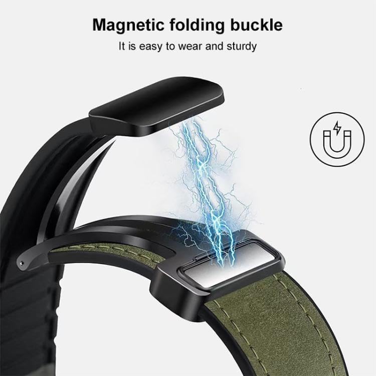 [Hybrid Loop] Huawei Watch Fit 5/Fit 5 Pro/Fit 4/Fit 4 Pro/Fit 3 ile Uyumlu Kordon Manyetik Kilit Mekanizmalı Konforlu Fİt5 Kayış 1.Sınıf Kaplama Deri Görünümlü Fit 5 Pro Kordon