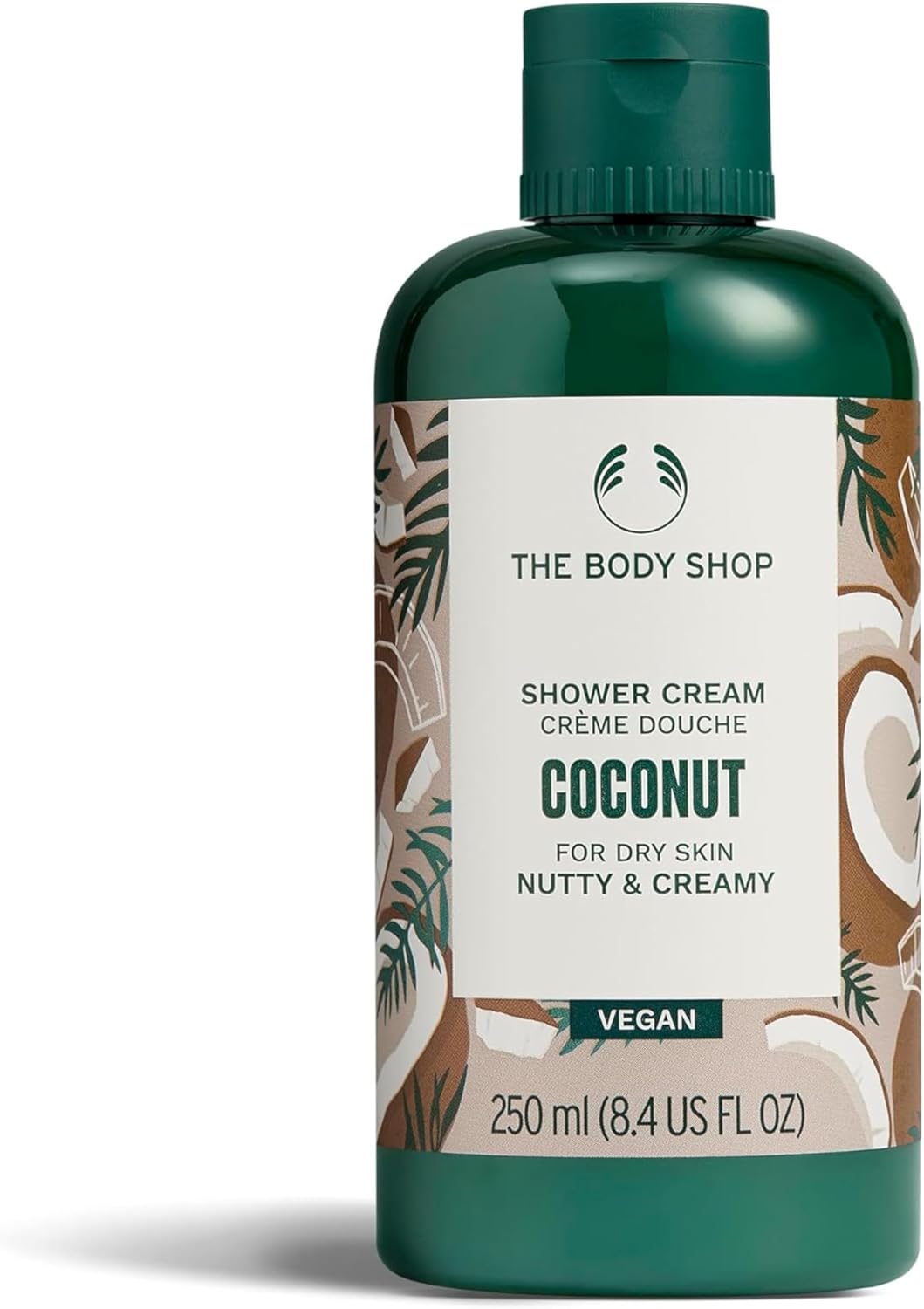 Hindistan Cevizi Duş Kremi - Kuru Ciltler İçin Fındık ve Kremsi - Vegan Vücut Yıkama, 8.4 Fl Oz