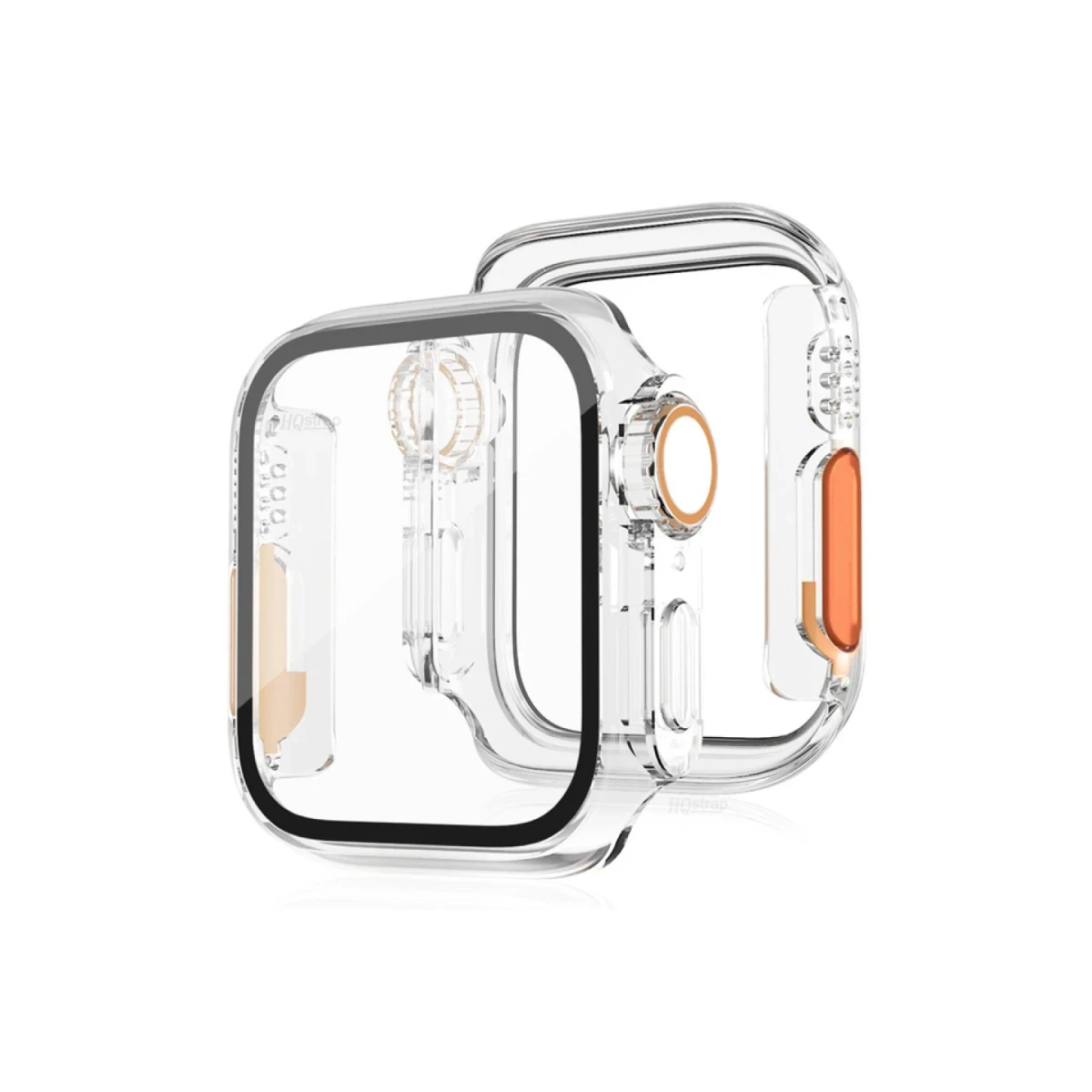 Apple Watch 40mm Watch 49mm Kasa Dönüştürücü ve Ekran Koruyucu - Şeffaf