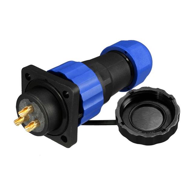 SD28 Su Geçirmez 3 Pin 28 Mm Dörtgen Konnektör