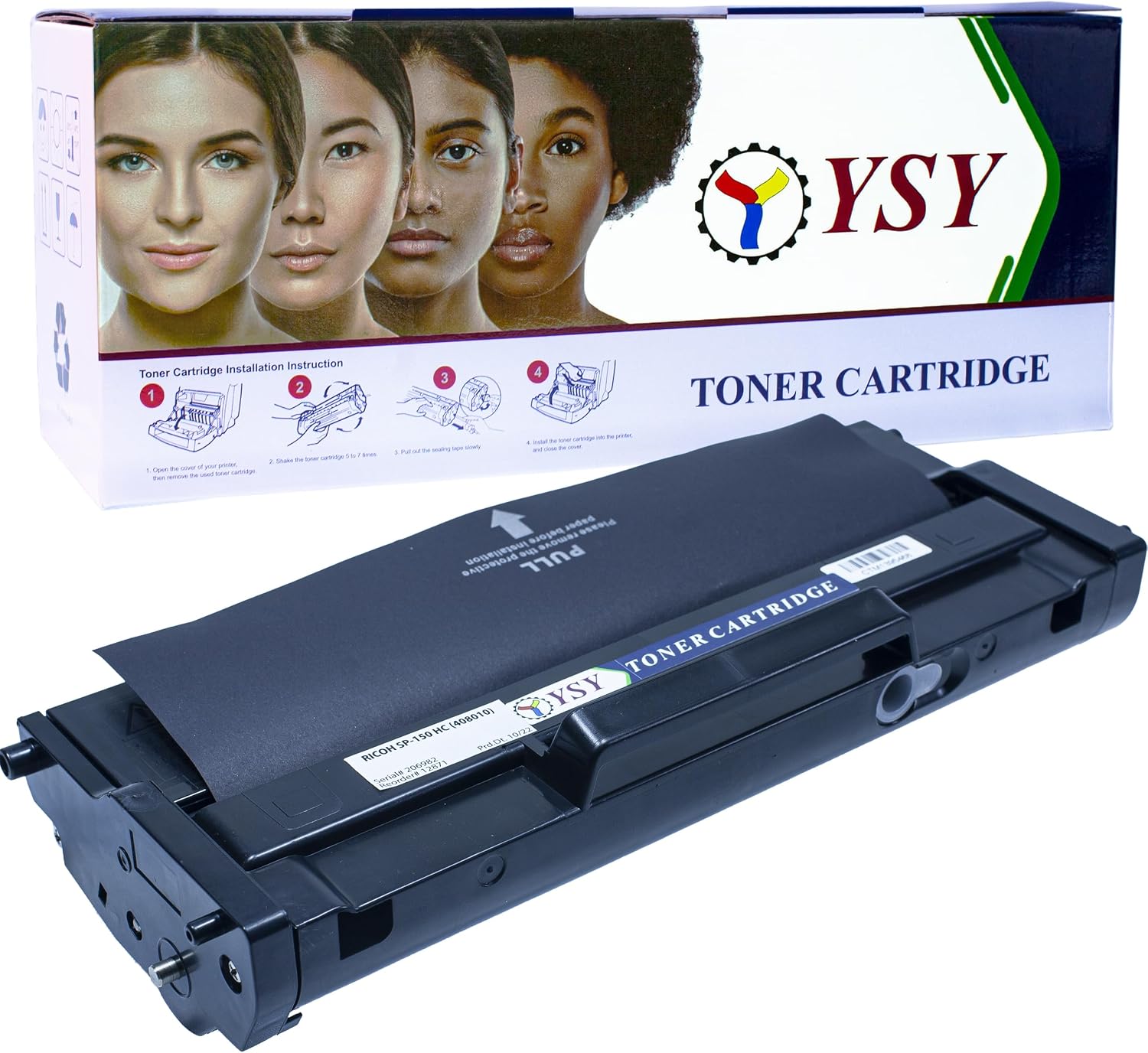 Ricoh SP-150 SP-150HE Uyumlu Çipli Muadil Toner - SP 150 SP 150w SP 150SU SP 150SUw (1.500 Sayfa / Yüksek Kapasite)