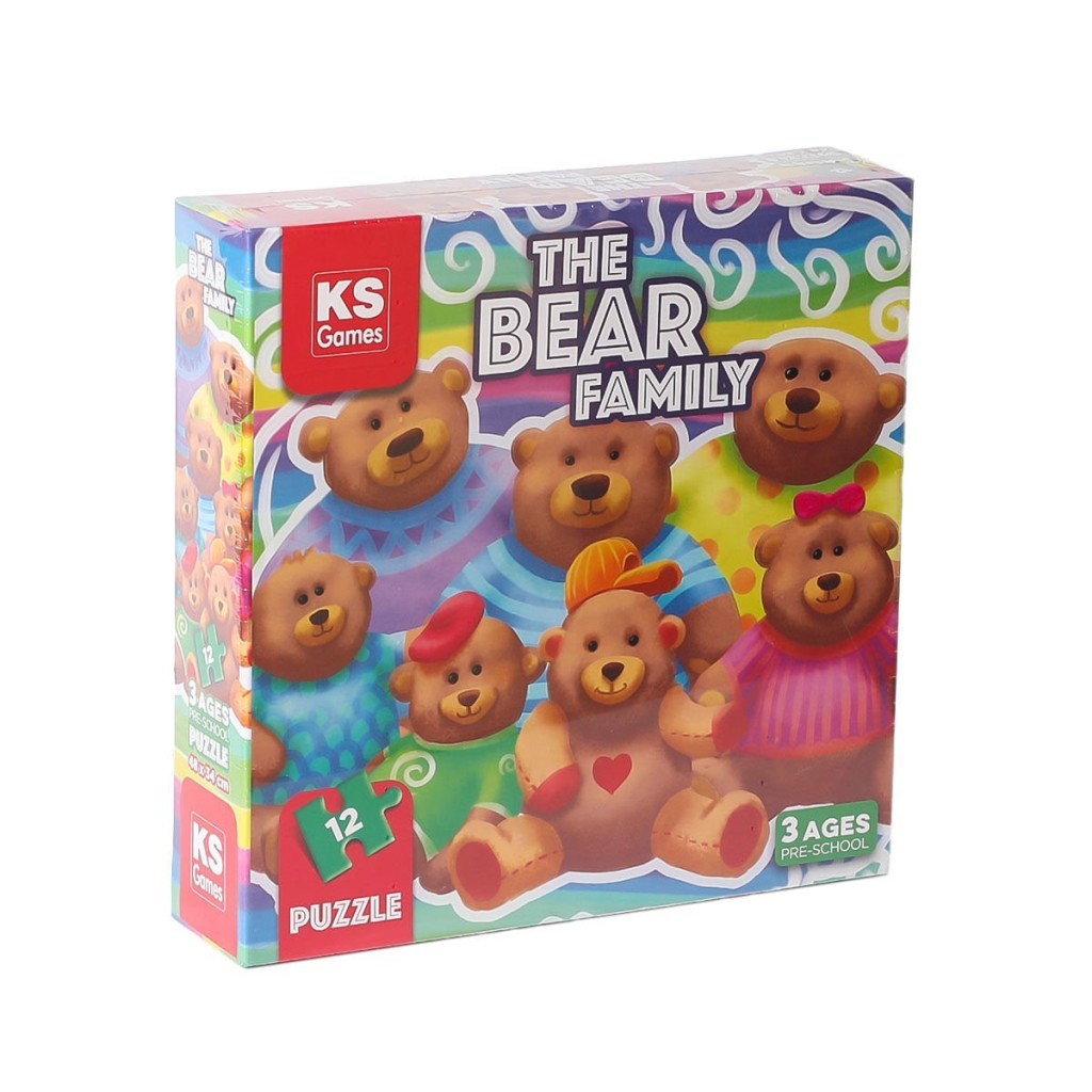 PRS 32705 The Bear Family Pre School Puzzle -NessiWorldPuzzle