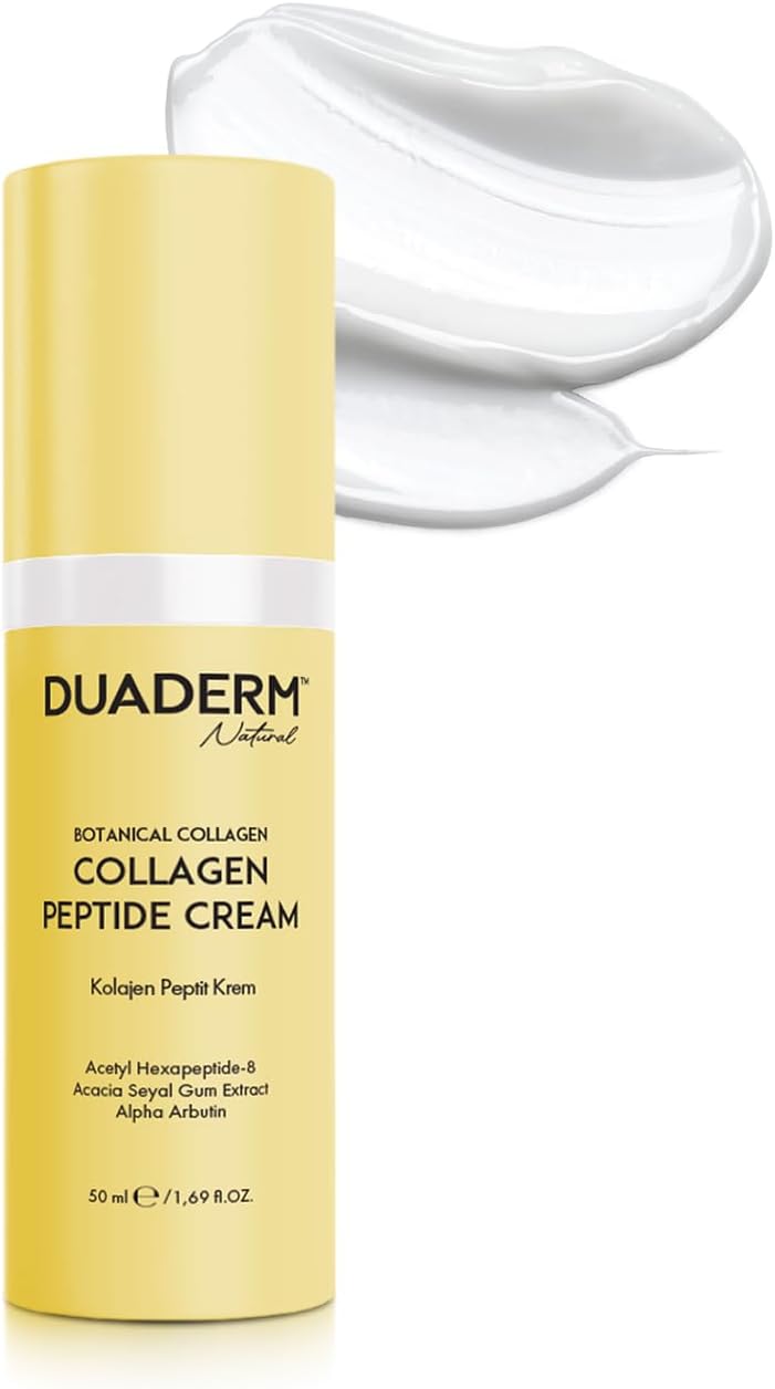 Duaderm Kolajen Peptid Krem, Hyaluronik Asit ve Alpha Arbutin İçeren Cilt Bakım Kremi, 50 ml