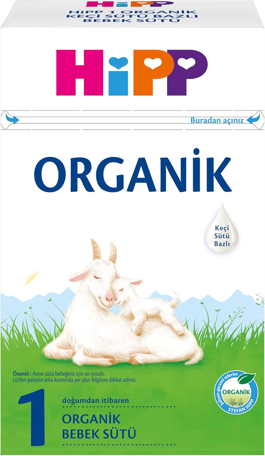 1 Organik Keçi Sütü Bazlı Bebek Sütü 400 gr