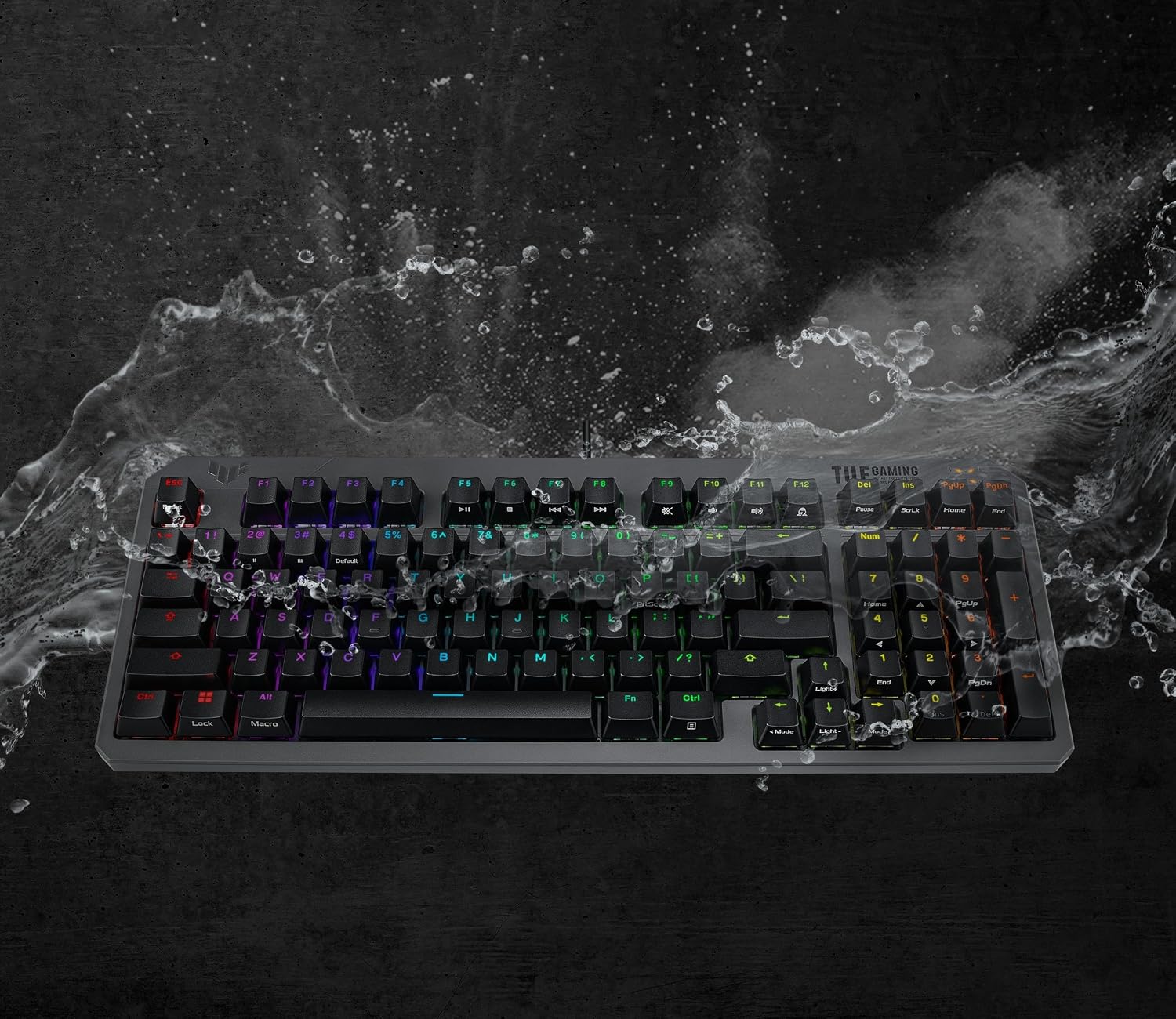 TUF Gaming K3 Gen II RGB Red Switch Mekanik Kablolu Gaming (Oyuncu) Klavye