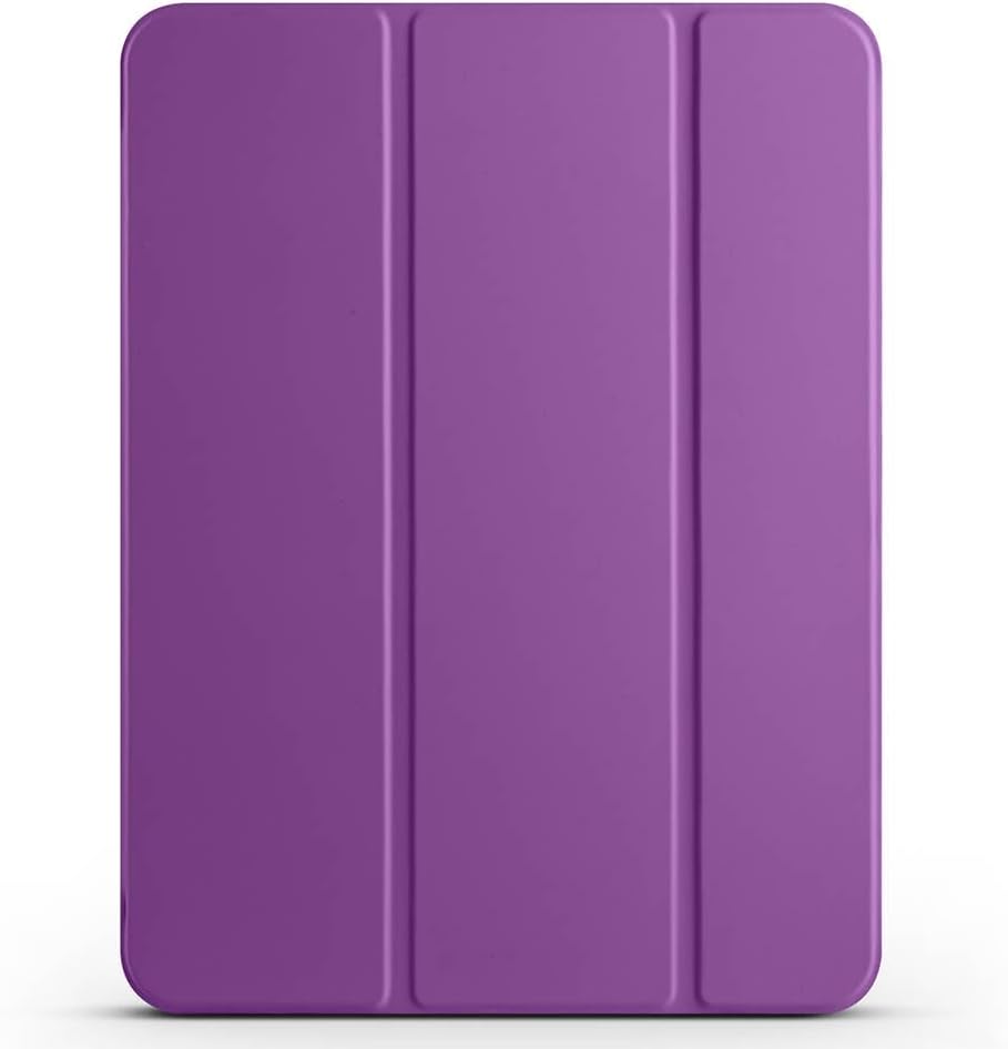 Apple ile uyumlu iPad Pro 11 2024 Smart Cover Kalem Bölmeli Standlı 1-1 Kılıf Mor