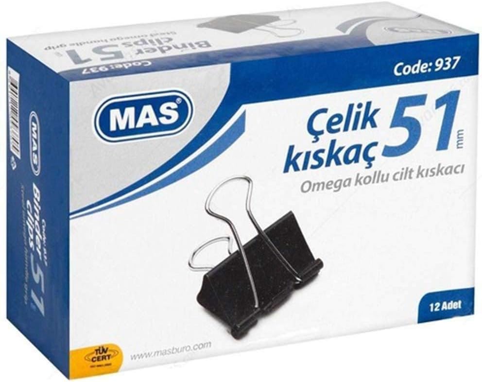 937 Omega Çelik Kıskaç 51 Mm -Siyah