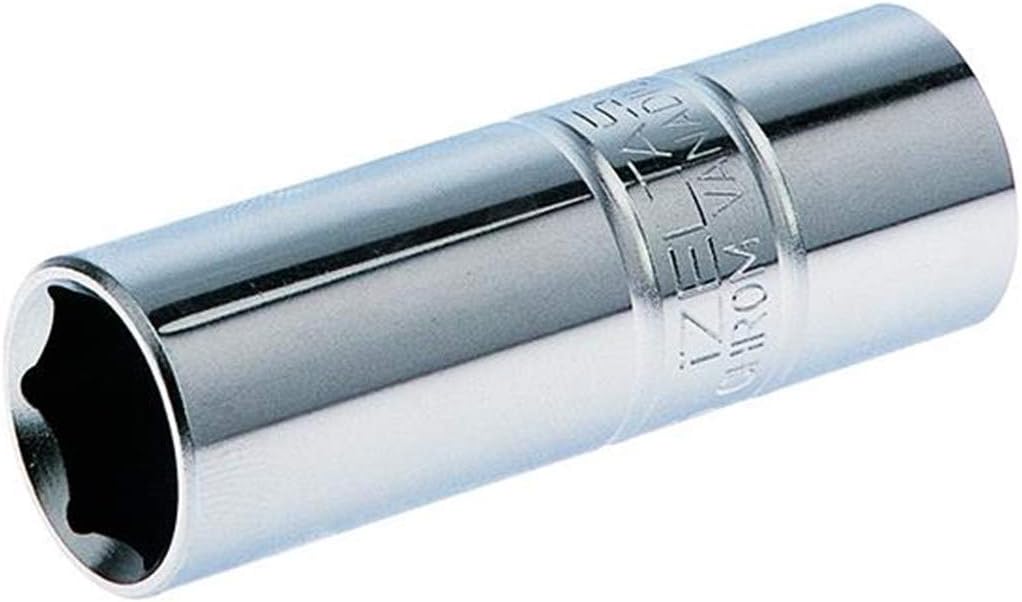 Izeltaş 1113069160 Buji Lokma Anahtar (Lastikli), Krom, 16 Mm