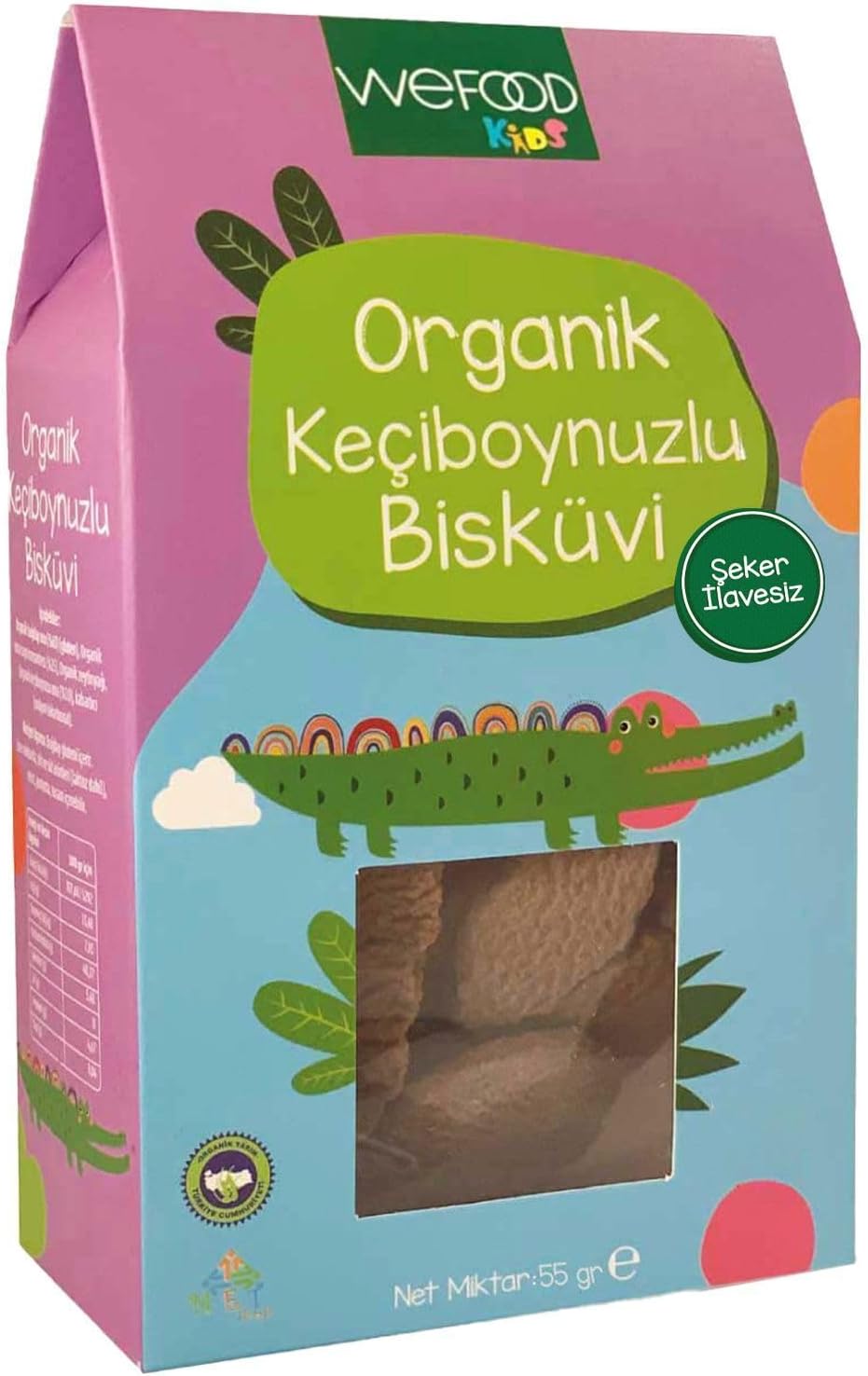 Kids Organik Keçiboynuzlu Bisküvi 55 gr 8683347030439
