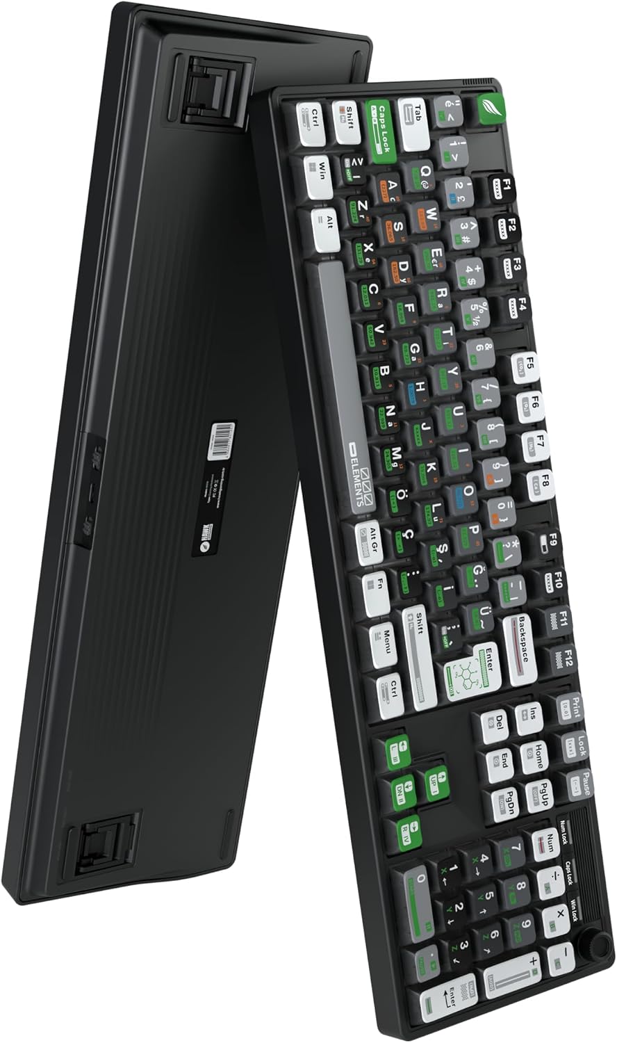HK510 Mekanik Prelubed Switch Hot Swap RGB Tri-Mode Kablosuz/Bluetooth Full Türkçe Gaming Klavye