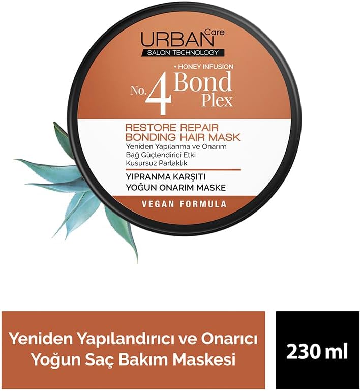 No: 4 Bond Plex Yıpranma Karşıtı Yoğun Saç Bakım Maskesi 230 ml- Vegan