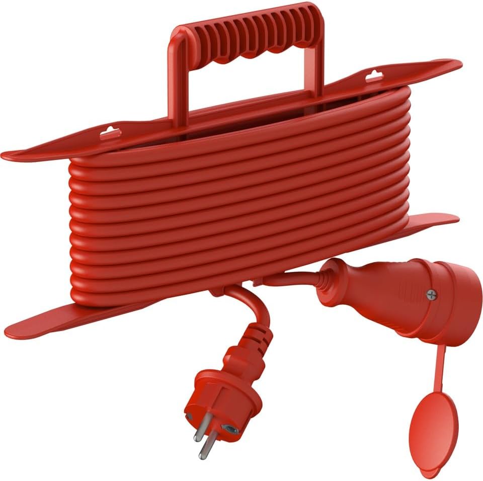 Kablo Toplayıcı Organizer, 30 Metre Kapasiteli, Plastik Kablo Sarma Aparatı, 36 Cm, Taşınabilir Kablo Düzenleyici, Sabitleme Yuvalı, Pratik Kullanım, Kablo Tutucu